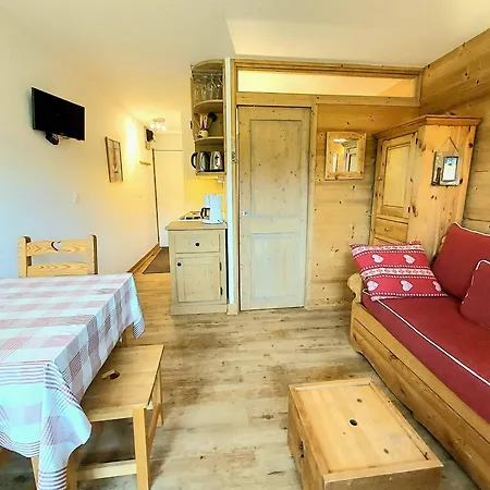 Studio-cabine Renove, Balcon Sud, Pieds Des Pistes, 4 Pers, Plagne Villages - Fr-1-351-29 아파트 *