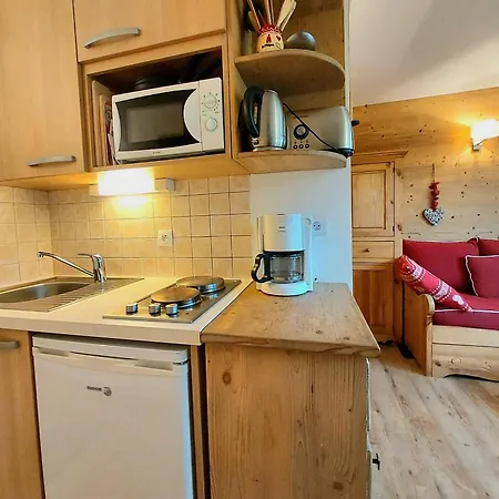 Studio-cabine Renove, Balcon Sud, Pieds Des Pistes, 4 Pers, Plagne Villages - Fr-1-351-29 Lägenhet