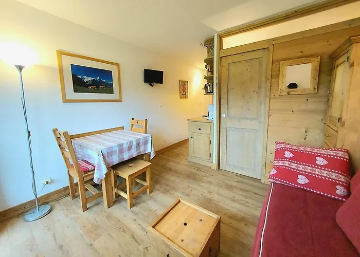 Studio-cabine Renove, Balcon Sud, Pieds Des Pistes, 4 Pers, Plagne Villages - Fr-1-351-29 דירה *