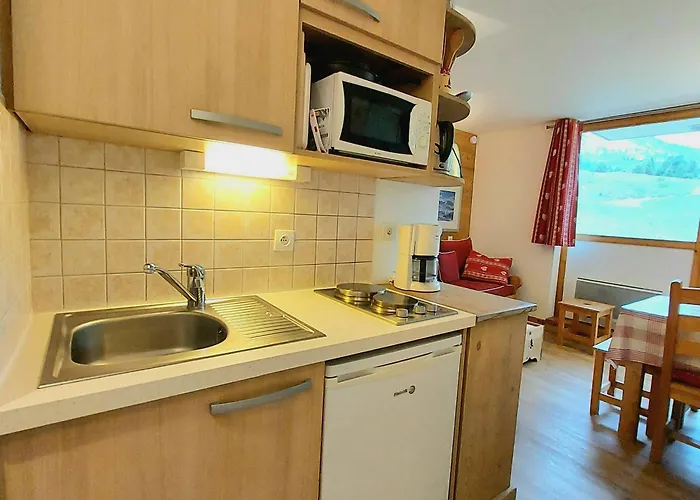 דירה Studio-cabine Renove, Balcon Sud, Pieds Des Pistes, 4 Pers, Plagne Villages - Fr-1-351-29