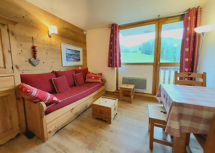 Studio-cabine Renove, Balcon Sud, Pieds Des Pistes, 4 Pers, Plagne Villages - Fr-1-351-29 לה פלאנייה